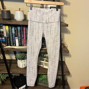 Lululemon Wunder Under High-Rise Tight 25" Action Jacquard Moonphase Silver Lini